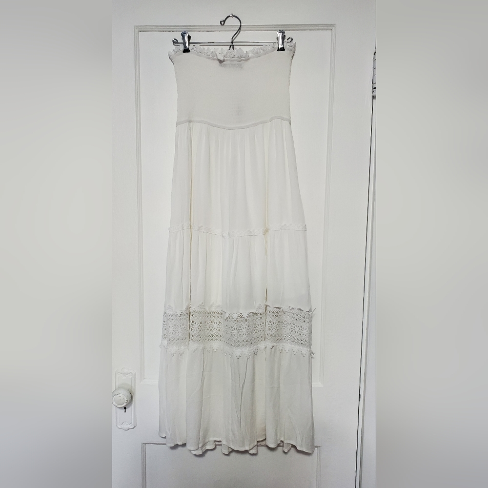 NWT ZESICA White Tube Sleeveless Dress Size M